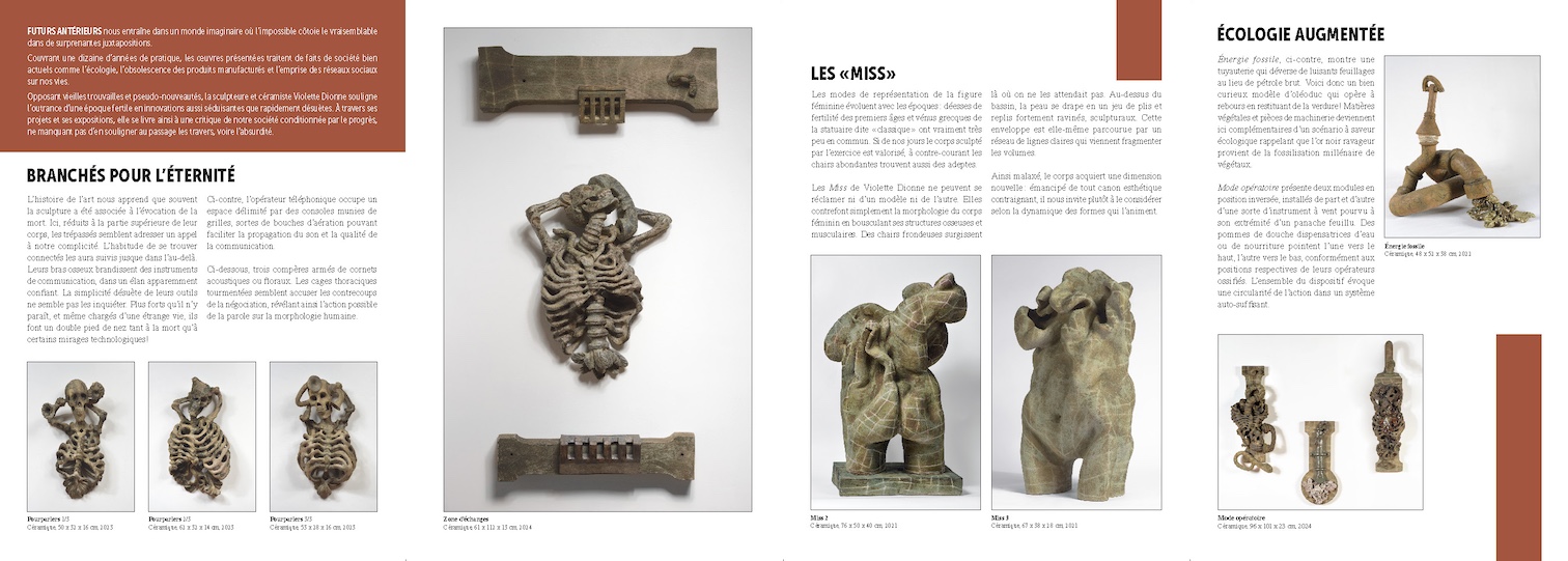 Dépliant Maison de la culture Marcel-Robidas de Longueuil : Violette Dionne